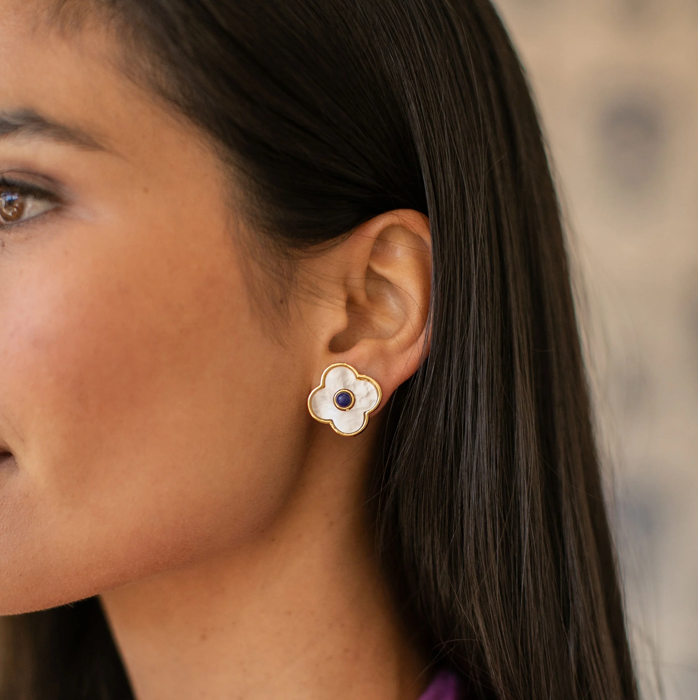 Angelina Stud Lapis - Image 2