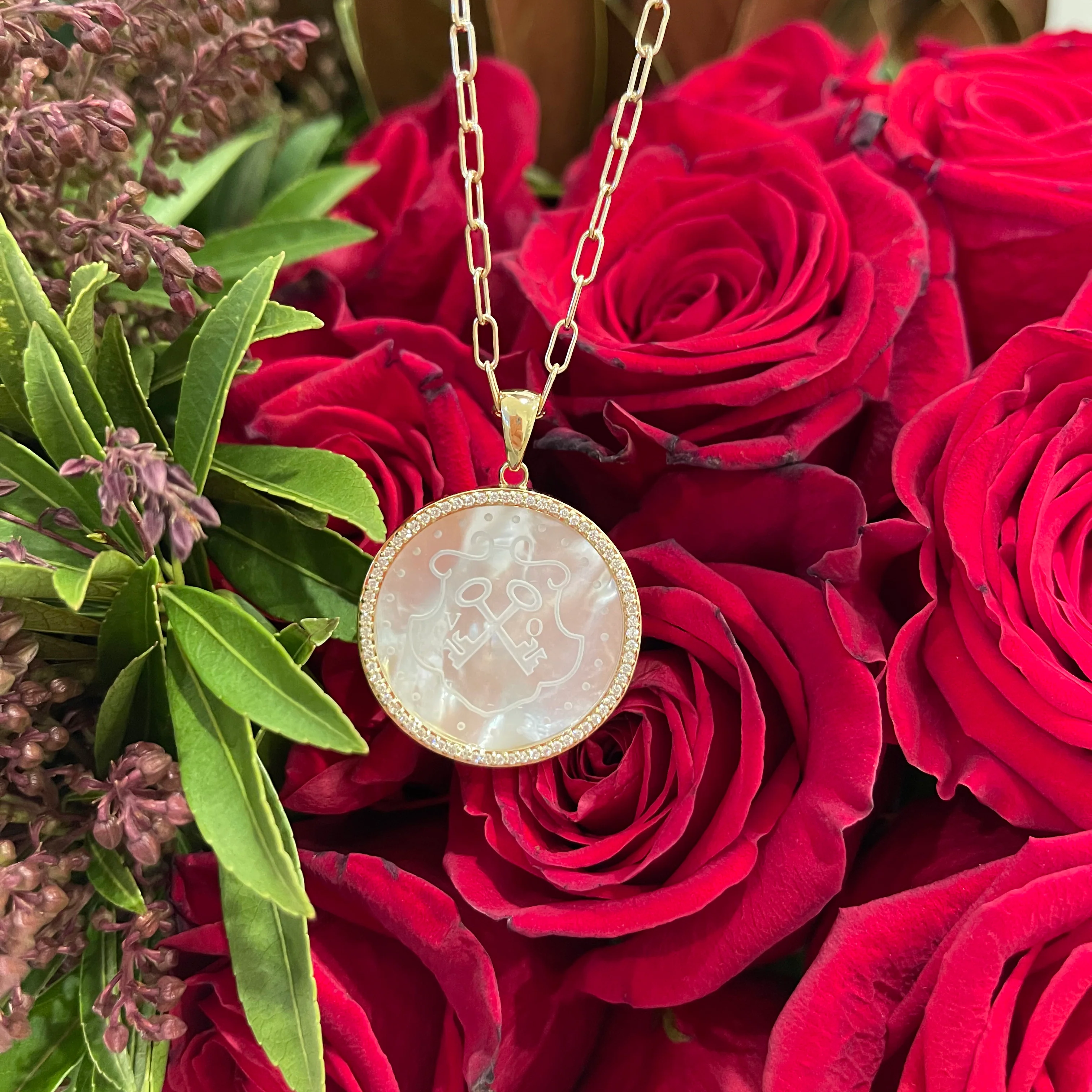 Custom Key Crest Pendant - Image 2