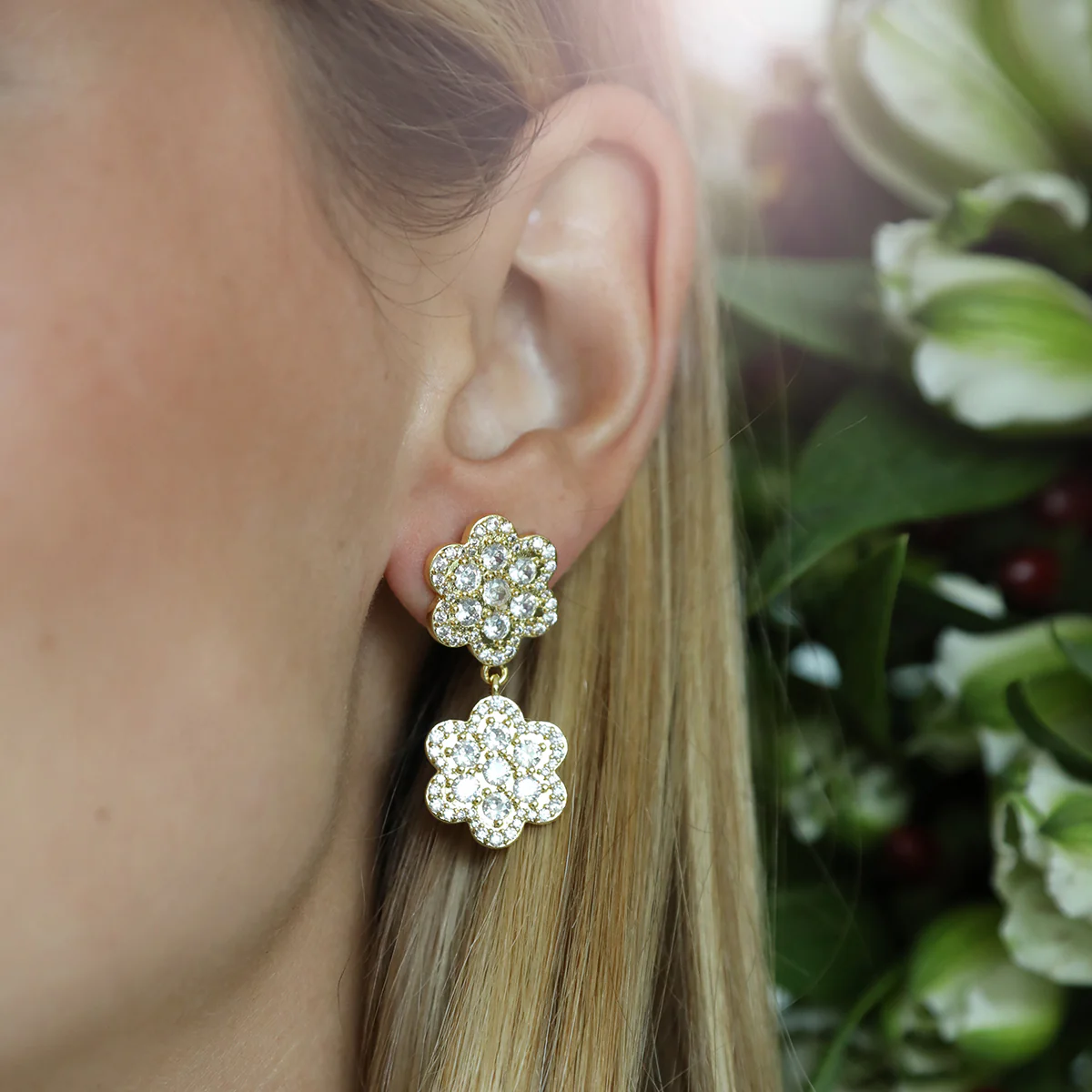 Delphine Pave Double YG - Image 2