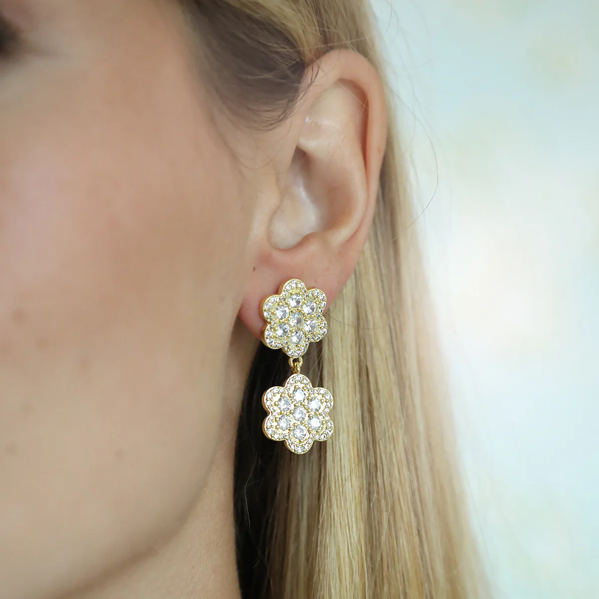 Delphine Pave Double YG - Image 3