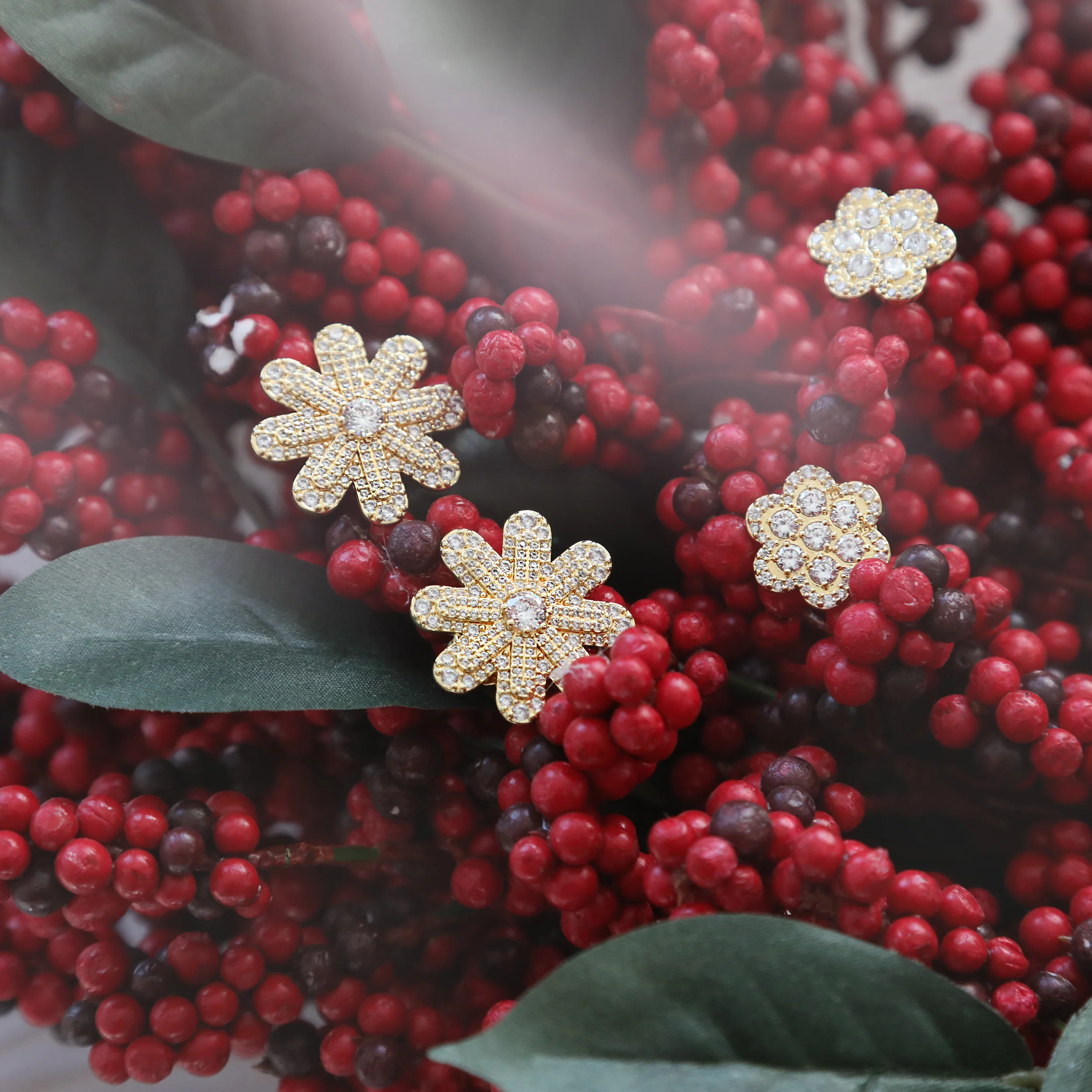 Delphine Pave Stud - Image 5