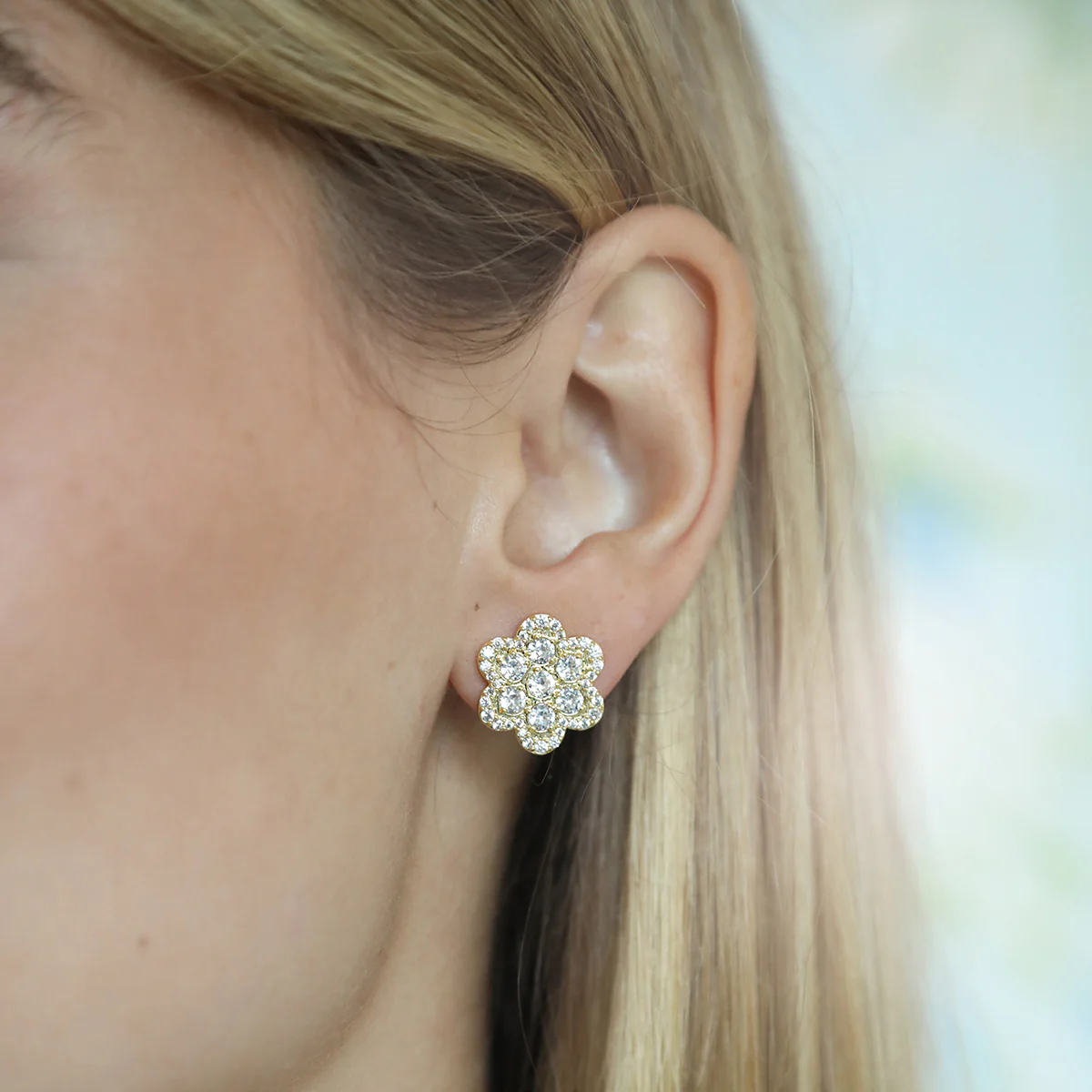 Delphine Pave Stud - Image 7