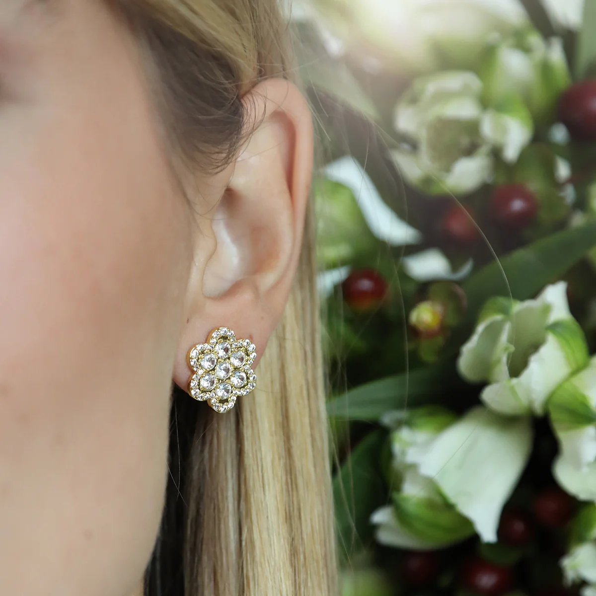 Delphine Pave Stud - Image 8