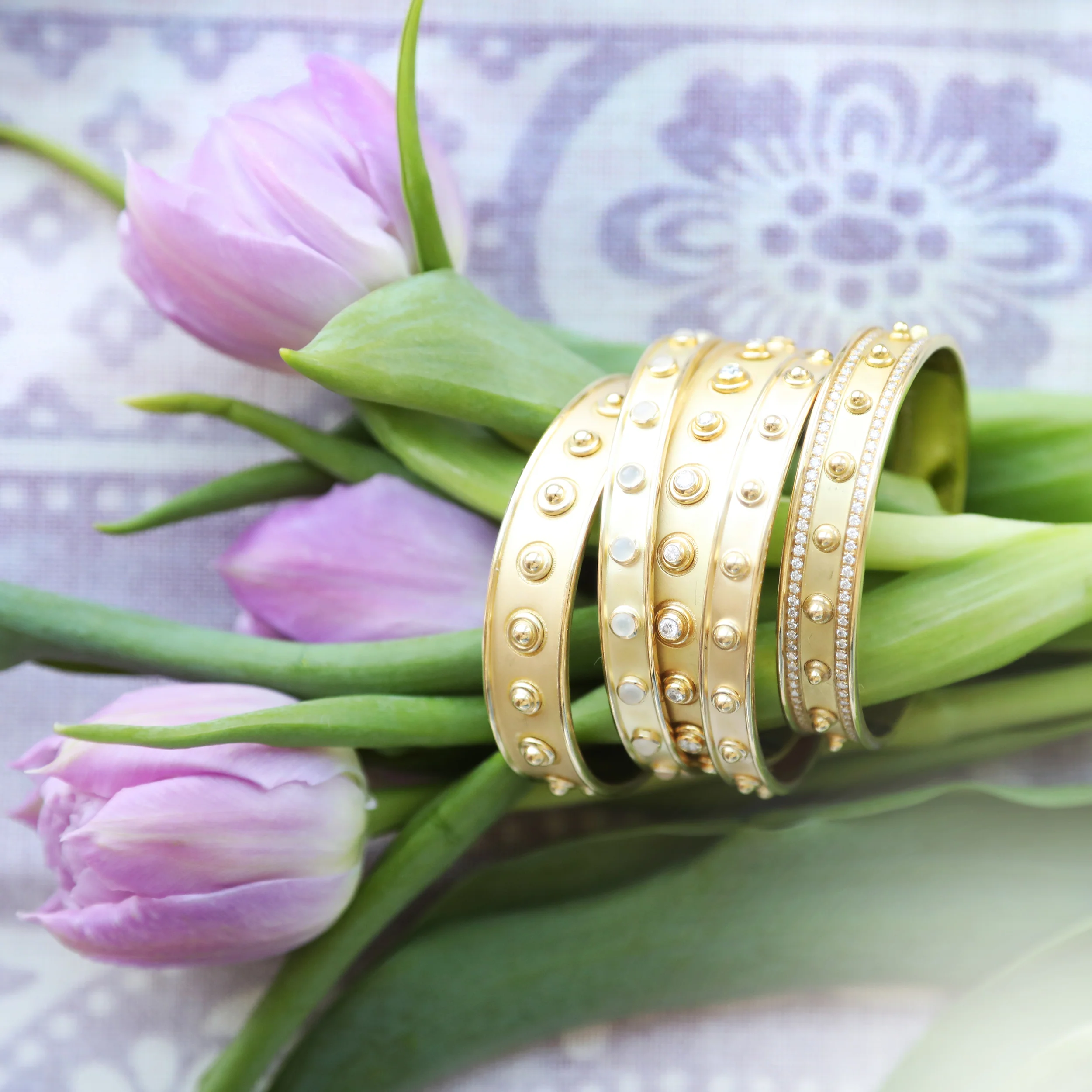 Demi Florentine Cuff - Gold - Image 3