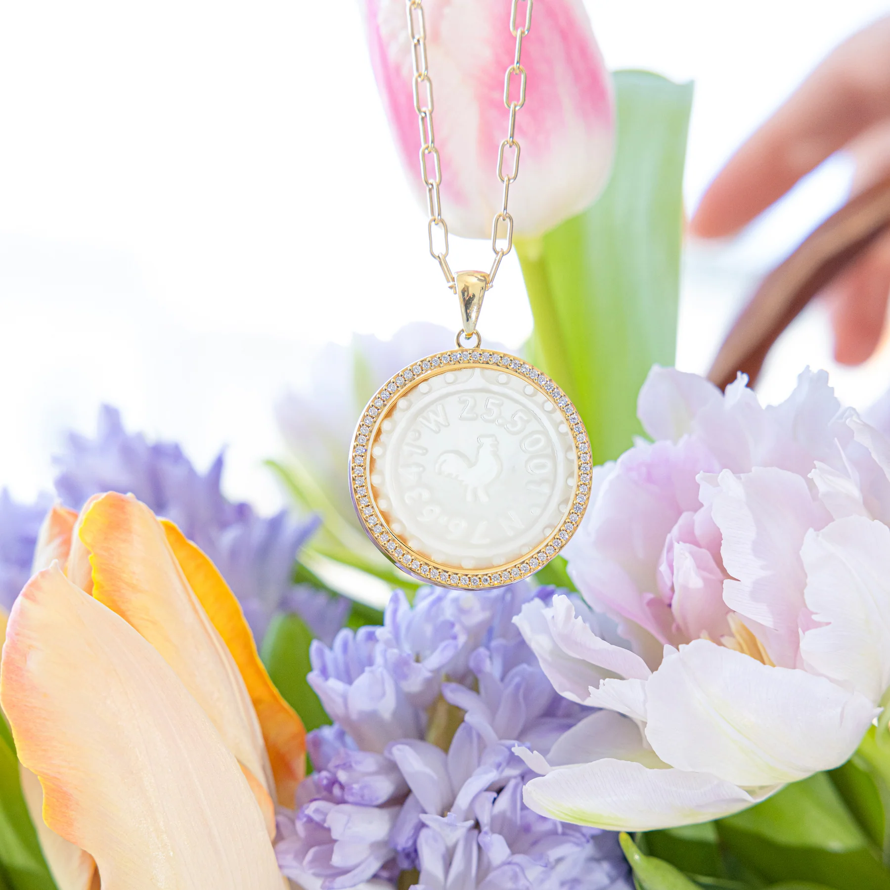 Diamond Coordinates Pendant - Image 2
