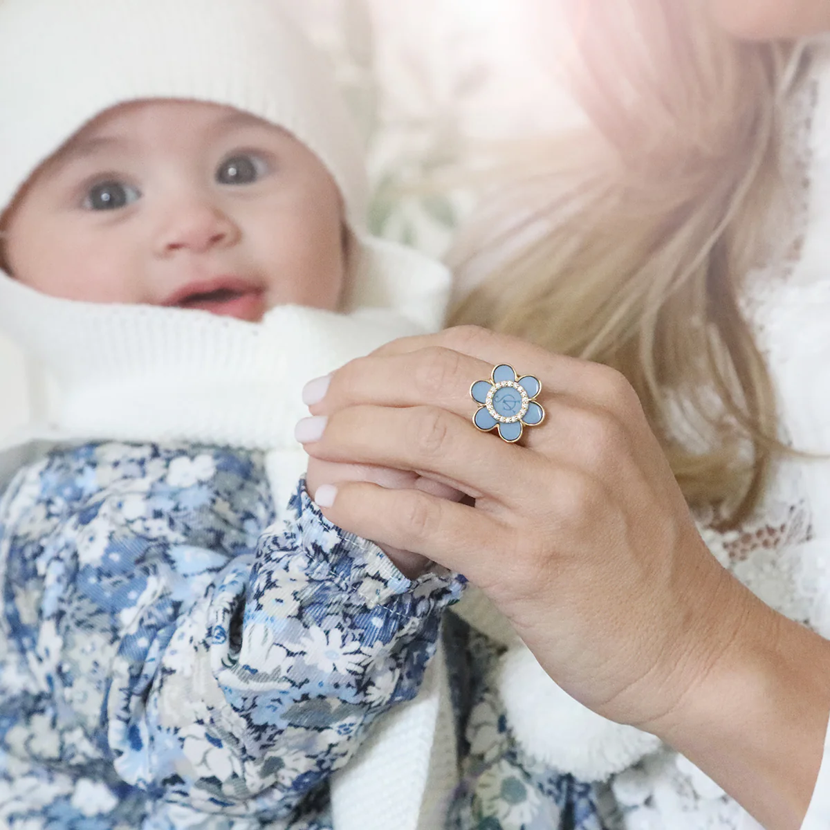 Diamond Daisy Bespoke Ring - Image 3