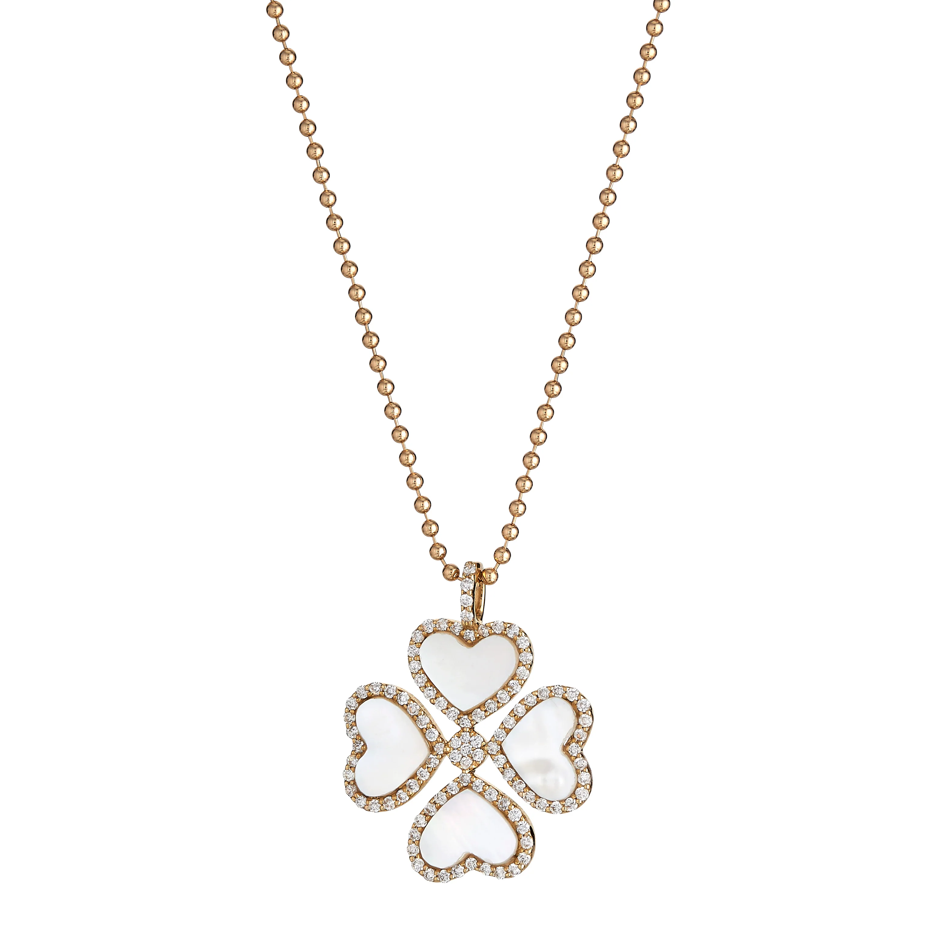 Diamond Heart Clover - MOP - Image 6