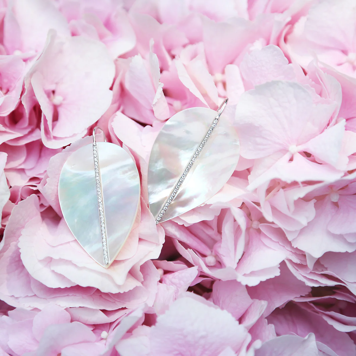 Diamond Leaf Earrings - Image 5