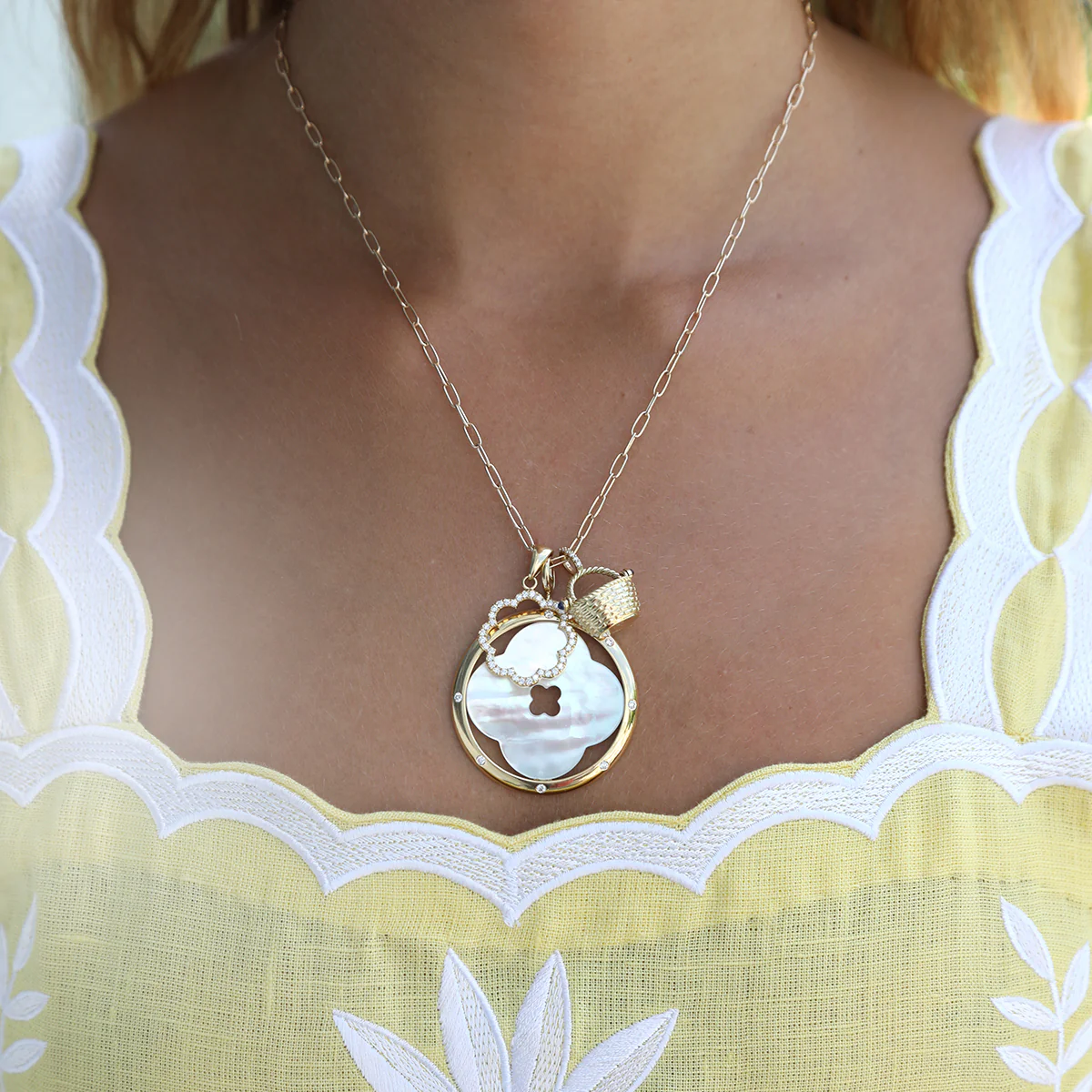 Diamond Nantucket Basket Charm - Image 5