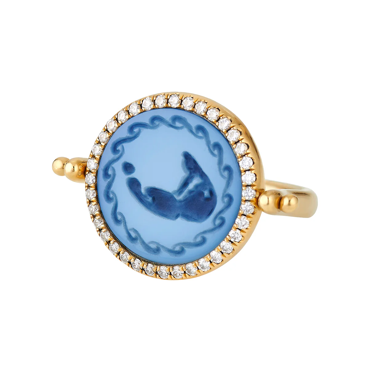 Diamond Nantucket Flip Ring - Image 3