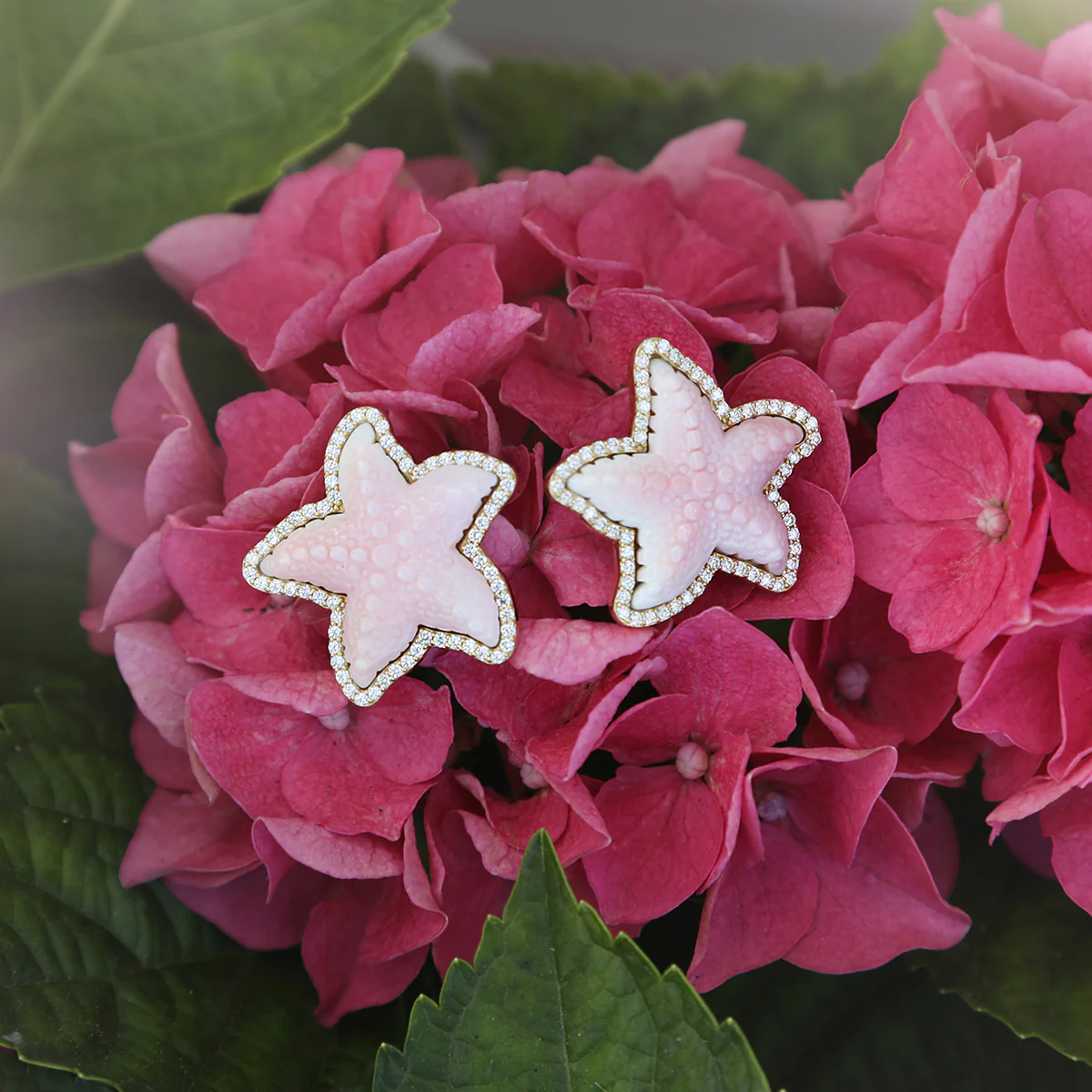 Diamond Starfish Studs - Image 3