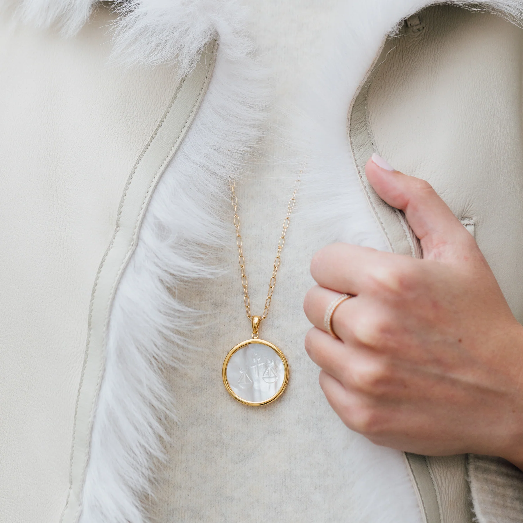 Gold Zodiac Pendant - Image 4