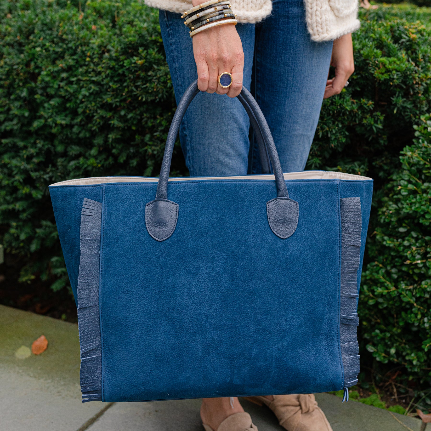 Havana Suede Tote - Image 2