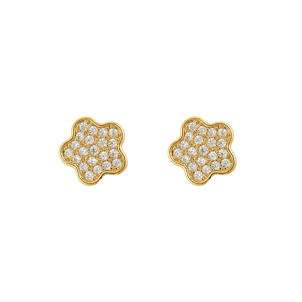 Lilia Pave Stud YG