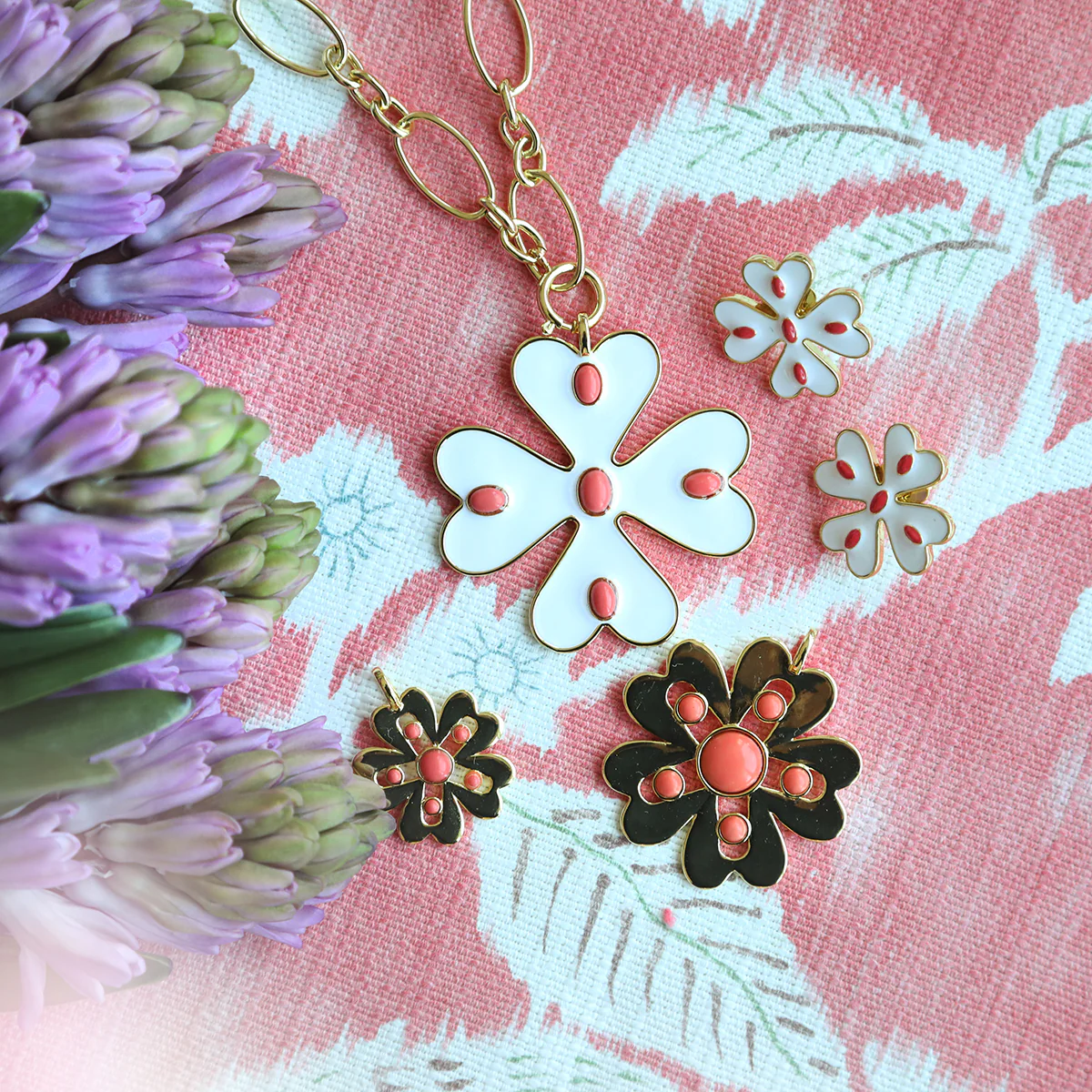 Majorelle Pendant - Coral - Image 2