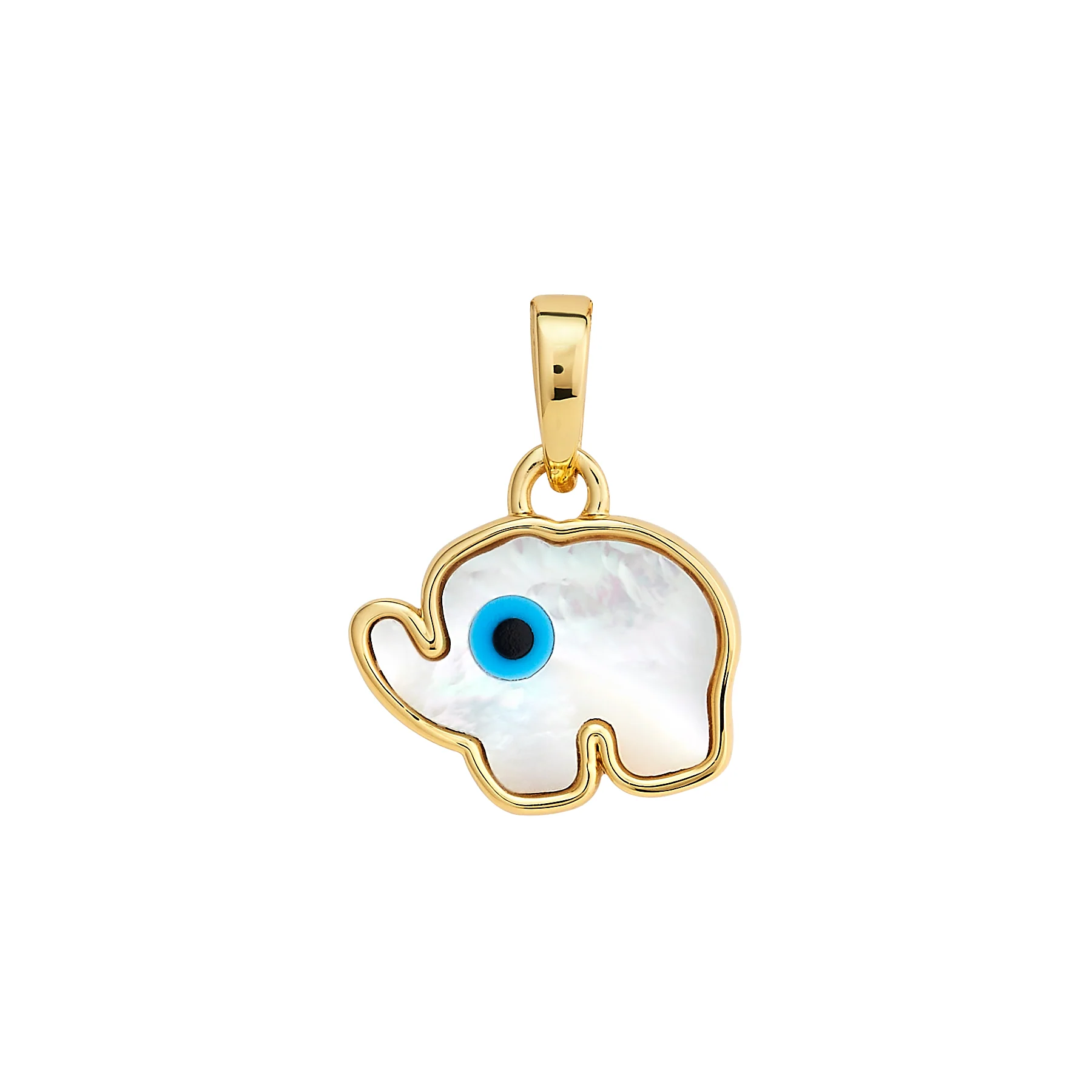 Mini Blue Elephant Charm