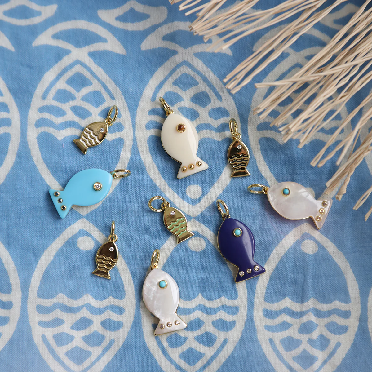 Mini Fish Charm - Ivory - Image 3