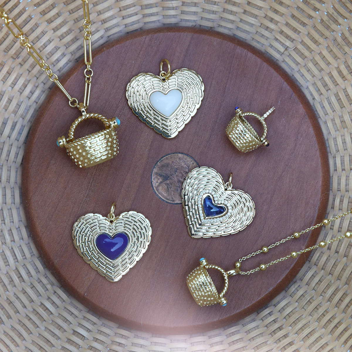 Nantucket Basket Charm SM - WT - Image 2