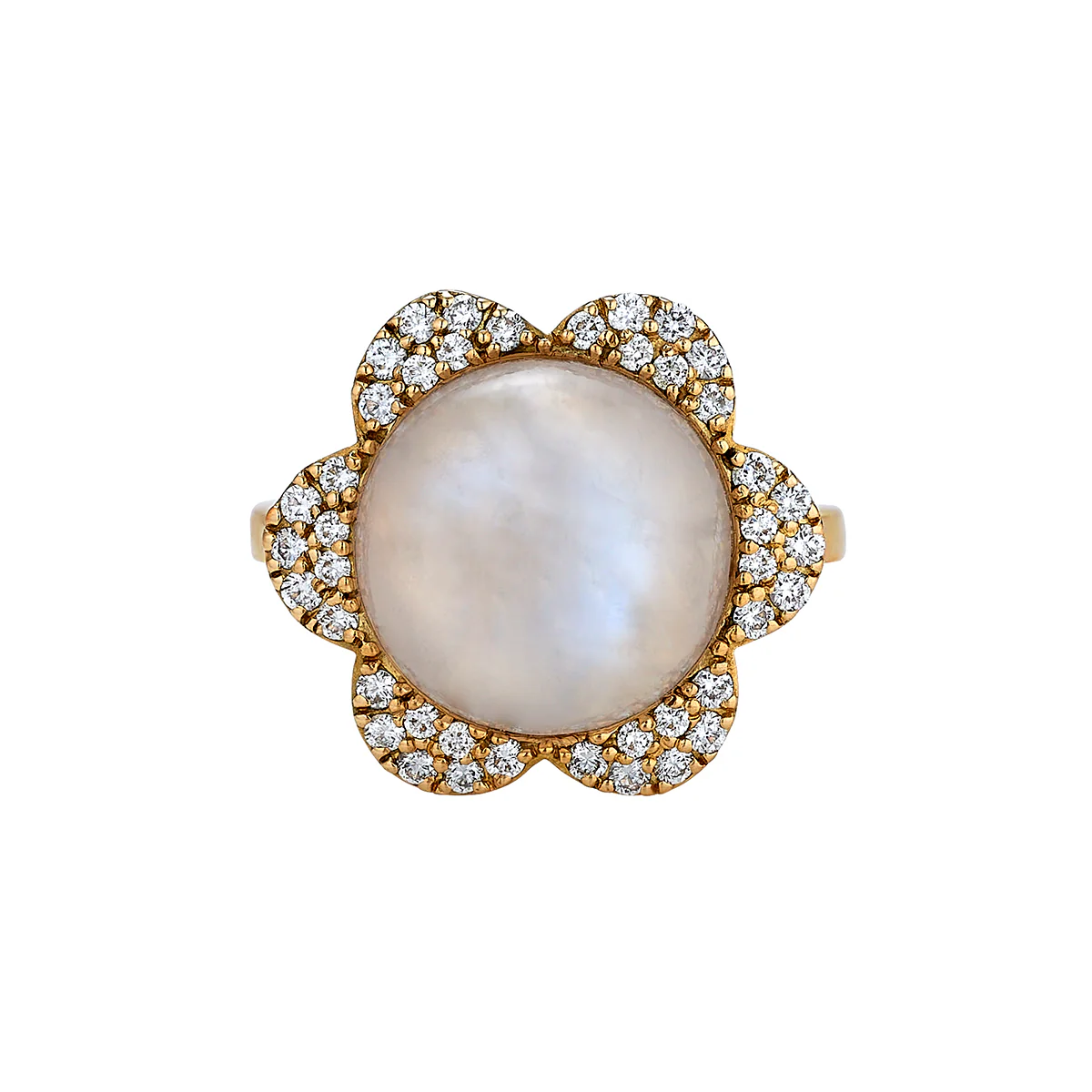 Diamond Blossom Ring