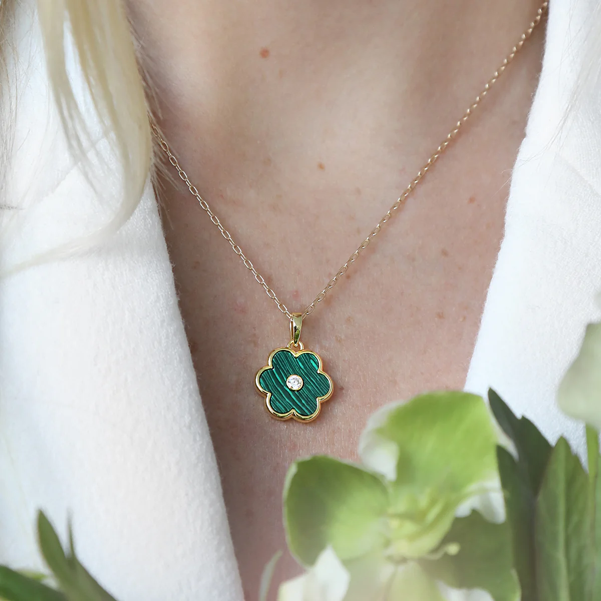 Petal Charm - Malachite - Image 2