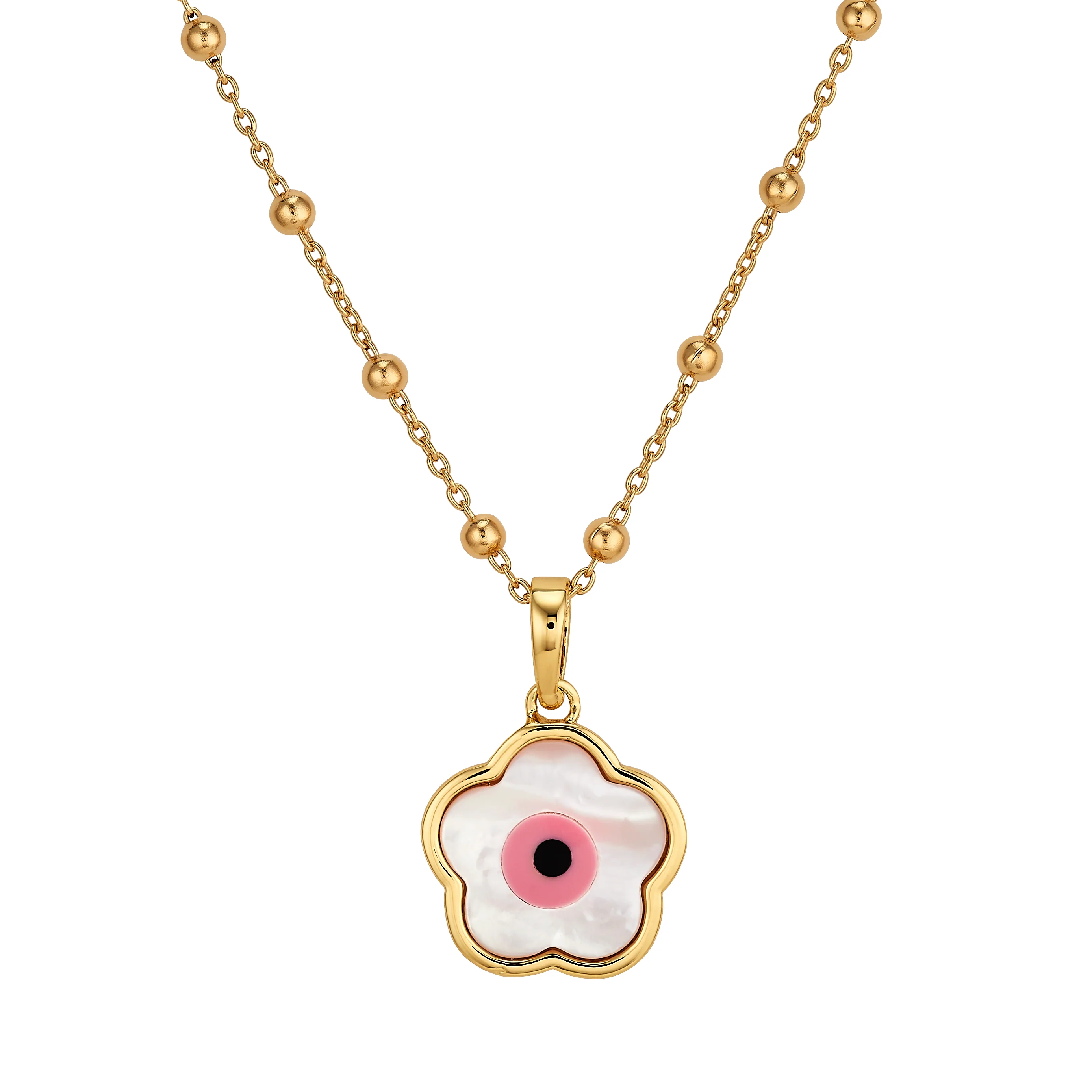 Pink Flower Evil Eye Charm - Image 6