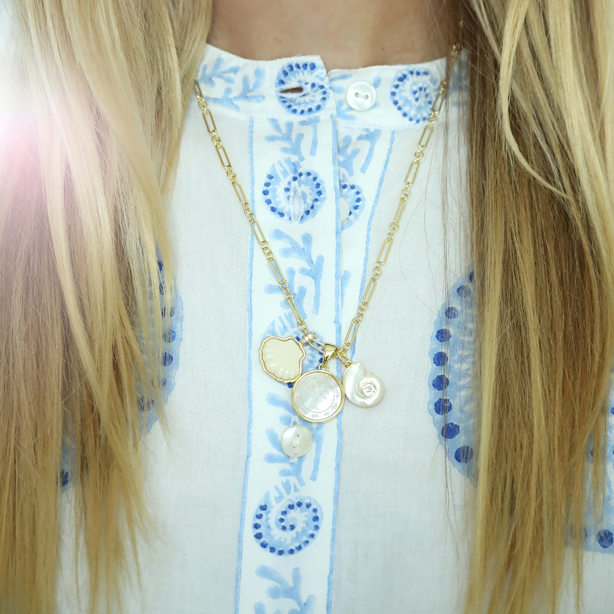 Sankaty Scallop Charm - Ivory - Image 3