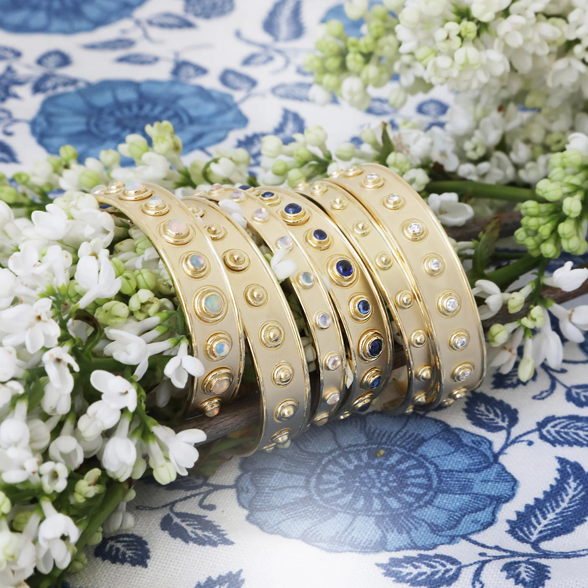 Sapphire Florentine Cuff - Image 2