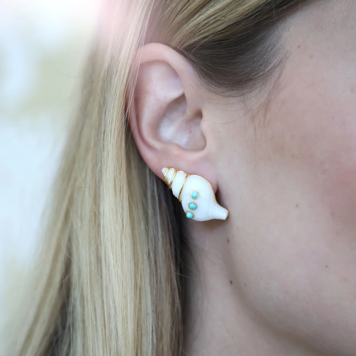 Seashell Stud - TQ - Image 4