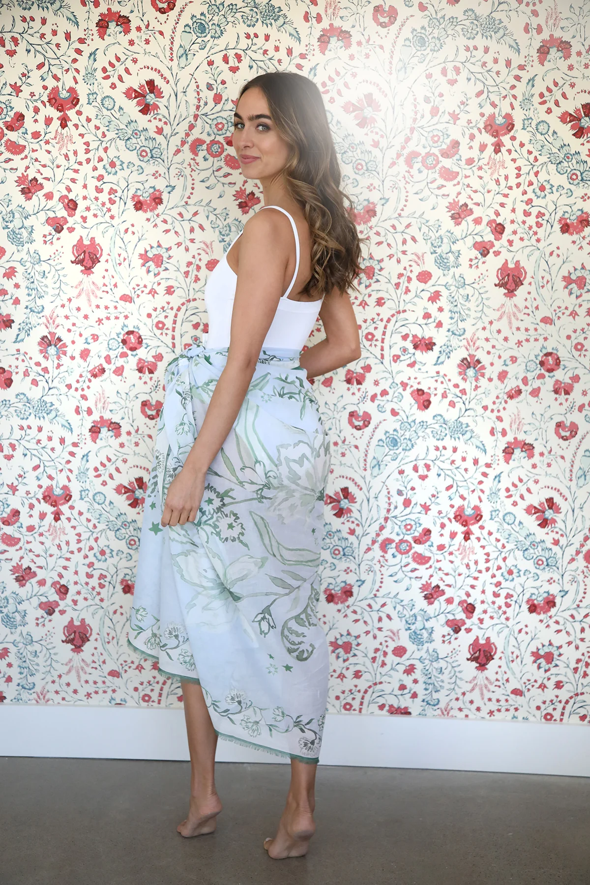 Vert Celestial Flower Pareo - Image 3