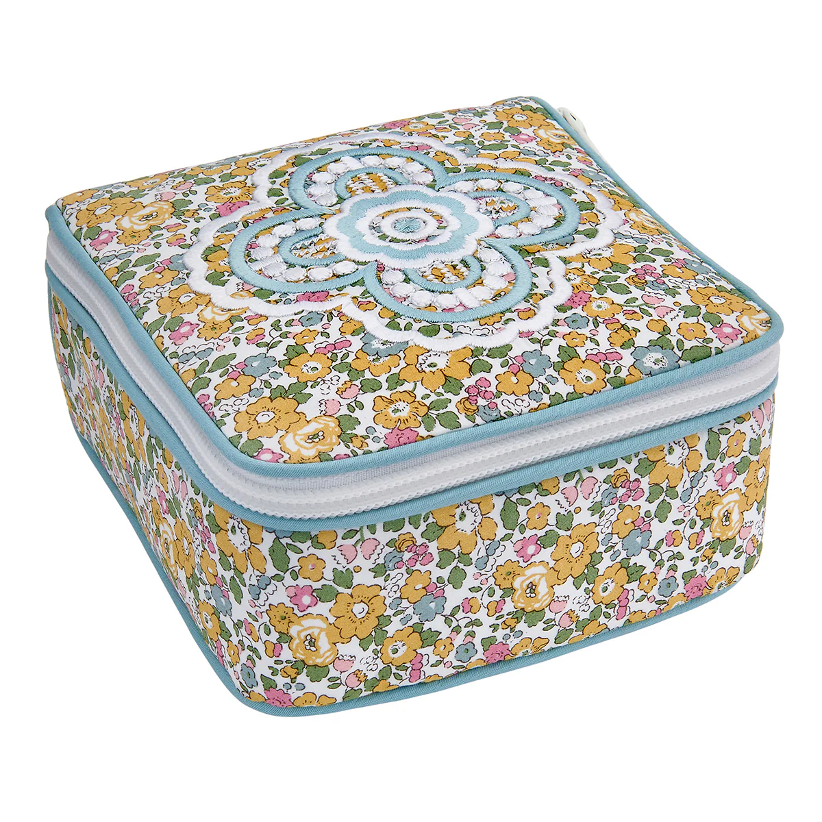 Yellow Liberty Willow Jewelry Pouch - Image 2